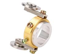 Luocute Coupe Rouleau Guide Roue Acier Rapide pour Oxygène | Réglage précis de la hauteur, finition plaquée laiton, prévention de la rouille, entretoise de torche de soudage,