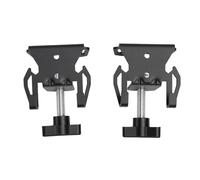 Luocute Crochet de Bidon de Gaz Extérieur 2 Pièces, Support de Réservoir de Gaz de Table en Acier au Carbone Haute Résistance avec Ouvre-bouteille, pour Accessoires D'ustensiles de