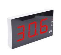 Luocute Décibelmètre, écran Numérique HD 3,0 Pouces, Sonomètre avec Alarme Clignotante et Alerte Sonore, Testeur de Bruit Mural pour Salle de Classe, Bureau, Bar, Plage DB