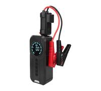Luocute Démarreur de Batterie Portable avec Compresseur d'air sans Fil 10 000 mAh, éclairage d'urgence, Batterie Externe et Affichage de la Pression. Idéal pour Voitures, Vélos, Motos et