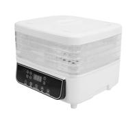 Luocute Déshydrateur Alimentaire Machine Lyophilisateur Alimentaire Déshydrateur électrique 5 Couches 160 W avec Minuterie Numérique de 1 à 72 Heures et Contrôle de la Température (Prise UE 220V)