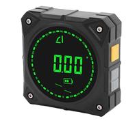 Luocute Détecteur D'angle Numérique, Inclinomètre Magnétique avec Calibrage et Aimants à 4 Côtés pour la Réparation Automobile de la Construction en Bois, Mesure de 0 à 90 et 0 à 180