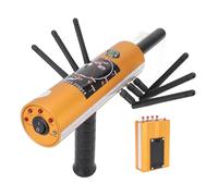 Luocute Détecteur de Métaux Souterrain, Portée de 1 200 M, Profondeur de 30 M, Détecteur de Trésors Modulaire Intelligent avec Boussole et 6 Antennes, pour Pierres Précieuses en Cuivre,