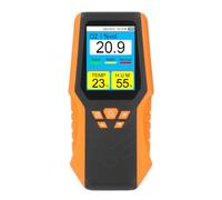 Luocute Détecteur D'oxygène Portatif avec Détecteur D'O2 avec Plage de 0 à 30 par Vol, écran LCD, Batterie Rechargeable pour Intérieur et Extérieur, Bureau, Salle de Classe