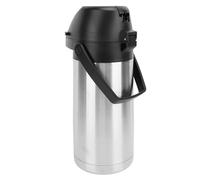 Luocute Distributeur de café isolé à Double Paroi, Distributeur de Boissons Thermiques en Acier Inoxydable avec Pompe pour Boissons au Chocolat, thé, Eau Chaude et Froide (1.9L)