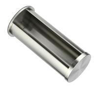 Luocute Distributeur de Cotons Ronds en Acier Inoxydable | Ouverture Latérale Boîte de Rangement élégante pour Démaquillant de Salle de Bain, 5,9x2,8 Pouces, Compatible avec les