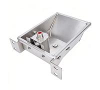 Luocute Distributeur d'eau Automatique, Distributeur d'eau pour Bovins et Moutons, Abreuvoir en Acier Inoxydable épais avec Robinet intégré et Boule Flottante pour Bovins, Moutons,