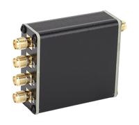 Luocute Distributeur D'isolation RF Actif, Répartiteur 100 KHz à 300 MHz avec 1 Entrée 4 Canaux de Sortie, Modulateurs RF pour Source de Signal SDR GPSDO et Antennes Radio, Batterie 600