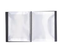 Luocute Dossier de Partitions PP, capacité de 60 Pages, Inscriptible | Support de Stockage de Fichiers de Partitions de Musique, PP Imperméabilisant Robuste, Double Ressort pour une Pose à Plat