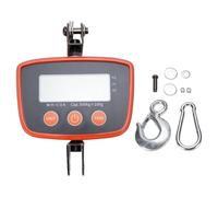 Luocute Échelle de Suspension Industrielle de 500 Kg de Charge élevée, échelle de Grue Numérique avec Boucle en Aluminium et Crochet en Acier, Grand écran LCD et Rétro-éclair