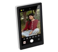 Luocute Écran Magnétique pour Téléphone Vlog Selfie, Moniteur de Caméra Arrière sans Fil de 3,97 Pouces avec Télécommande pour Diffusion en Direct, Compatible avec iOS (White)