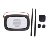 Luocute Ensemble de Baguettes de Batterie à Air, Kit de Baguettes électroniques Virtuelles RVB Intelligentes Portables avec Haut-Parleur 8 Pédales Sonores Détection de Mouvement 3D