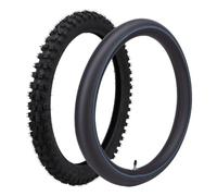 Luocute Ensemble de Chambre à Air de Pneu 70 100 19, Remplacement sans Chambre à Air en Caoutchouc Robuste avec Motif de Bande de Roulement Grossier pour Motos Tout-terrain pour Surron