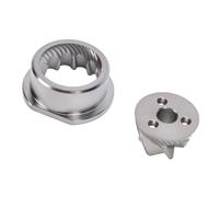 Luocute Ensemble de Fraises de Moulin à café, Remplacement de Fraises Coniques en Acier Inoxydable avec Rainures Optimisées pour Diverses Machines à café, Consistance et Saveur de