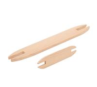 Luocute Ensemble de Navettes en Bois de Hêtre, 2 Tailles pour Tricot | Navettes de tissage en bois, 11,8 pouces et 5,9 pouces, pour pulls, foulards, tapisserie, tisserands débutants et