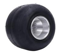 Luocute Ensemble de Pneus de Jante de Roue Arrière 11x7.10-5, Pneu Robuste sans Chambre à Air 4PR avec Jante en Alliage D'aluminium pour ATV UTV SxS Cart Go Kart