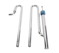 Luocute Ensemble de Tuyaux D'entrée et de Sortie en Acier Inoxydable, Dissolvant de Film D'huile à Rotation de 360 degrés pour Réservoir planté D'aquarium, avec écumoire Amovible