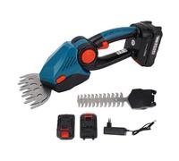 Luocute Ensemble Taille-haie sans Fil 21 V, Kit de Coupe-arbustes et Cisailles à Gazon électriques 22 000 TR/Min avec Tête Réglable, Outils de Jardinage Alimentés par Batterie avec
