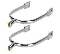 Luocute Éperons de Cheval en Alliage de Zinc avec Molette Rotative en | Éperons de Bottes D'équitation pour L'entraînement équestre, Style Anglais, Conception à Molette Lisse, Coupe Unisexe,