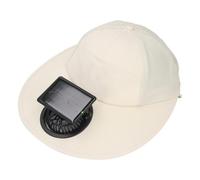 Luocute Éventail Solaire Chapeau de, Grand Chapeau de à Bord Large avec USB Ventilateur à 3 Vitesses à Puissance Solaire Intégrée, Suivant pour Hommes Femmes de Pêche en Plein Air