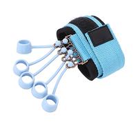 Luocute Exerceur de Doigts, Sangle de Poignet Réglable, Embouts en | Entraîneur de poignée avec poignets de rechange, cadre en alliage, pratique du piano, de la guitare d\'escalade, main