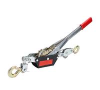 Luocute Extracteur de Câble Métallique 2T 4T, Treuil Manuel de Construction en Acier Robuste avec Poignée Rembourrée et Double Crochet, Extracteur de Câble Métallique, Outil de Serrage (2T)