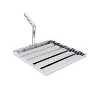 Luocute Filtre à de Friteuse en Acier Inoxydable 304, 500 Microns, 34,9 X 34,9 Cm de Remplacement pour Pitco Vulcan, avec Vis Renforcées Réduisant les Changements D'