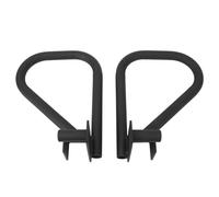 Luocute Fixation de Barre de Trempage pour Power Rack, Poignées | Construction en Fer, Angle de Hauteur Réglable, S'adapte à la Cage de Squat, Prend en Charge les Pompes Dips pour la Salle