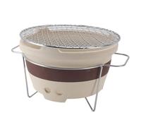 Luocute Four à Charbon en Argile pour Usage Intérieur et Extérieur Chinois | Portable Grilling and Tea Making Stove, Coarse Ceramic Construction, for Home Tea Set and Camping