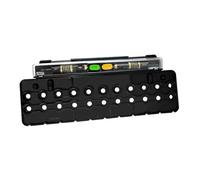 Luocute Gabarit de Broche D'étagère 1/4in et 5mm, Gabarit de Perçage D'étagère de Matériel D'armoire, Guides de Perceuse de Travail du Bois pour des Trous Droits, Matériel D'armoire