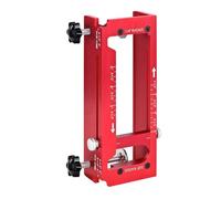 Luocute Gabarit de Charnière de Porte, Kit de Gabarit de Mortaise Réglable en Alliage D'aluminium avec Embout de Charnière à Centrage Automatique et Embout de Tournevis, pour Charnière