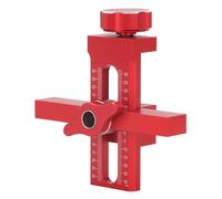 Luocute Gabarit de Montage de Porte D'armoire, Outil D'installation Réglable 2 en 1 en Alliage D'aluminium avec Patins Antidérapants, pour Portes D'armoire sans Cadre ou à Cadre