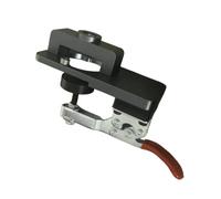 Luocute Gabarit de Perçage pour Charnière Invisible, Guide de Perçage 35 Mm avec Serre Joint Rapide for Installation de Charnière de Porte de Placard et Travaux de Menuiserie (Aluminium)