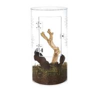Luocute Grands Enclos de Tarentules Arboricoles, Terrarium D'araignée Sauteuse, Réservoir de Reptiles en Acrylique 12x6x6 Pouces avec Porte à Ouverture Avant, pour Lézards, Escargots et