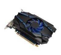 Luocute GT1030 2G Graphics Carte Professional PCIe HD Interface Multimedia DVI Fen de Refroidissement Fan Gaming Graphics Carte pour Ordinateur de Bureau