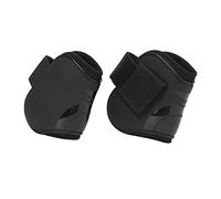 Luocute Guêtres de Tendon de Cheval, Bottes de Protection à Enfiler avec Sangle Auto-agrippante à Dégagement Rapide pour Le Saut et L'équitation sur (Une Paire de Pattes postérieures Extra-Larges)