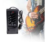 Luocute Guitare Pickup EQ 4 Bandes Pré-Câblé avec Boîtier de Pile pour | Micro électrique acoustique avec câble de prise de 2,5 mm, indicateur de batterie faible, pour guitares folk classiques