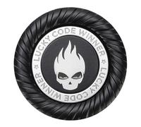 Luocute Gyroscope de Doigt, Jouet Anti-Stress en Métal pour Adultes et Enfants, avec Rotation Fluide et Silencieuse, Toupie de Décompression Portable pour Le Bureau et la Maison (Black)