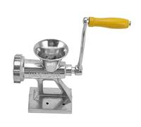 Luocute Hachoir à Viande Manuel argenté pour Usage Domestique avec Poignée | Broyage à manivelle effort, corps en alliage d\'aluminium, boucherie, restaurants, porc, bœuf, poulet