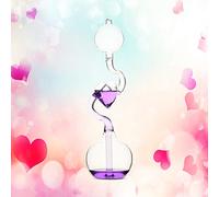 Luocute Hand Boiler Science Toy Glass Table Decoration Gift | Démonstration de transfert d\'énergie éducative, nouvelle conception d\'anneau torsadé, décor d\'étagère de bureau, outil