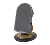 Luocute Haut-Parleur à Induction sans Fil, Support de Téléphone Haut-Parleur Bluetooth Rechargeable avec Audio Spatial à 720° et Lumière Ambiante Multicolore pour Tablettes de Téléphone