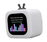Luocute Haut-Parleur Bluetooth Portable, écran Tactile 2,01 Pouces, BT5.4, Son Stéréo Fort 5 W avec Basses Profondes, Autonomie de 6 à 8 Heures, Micro intégré, Emplacement pour Carte