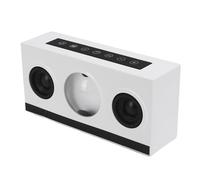 Luocute Haut-Parleur Ferrofluide, Haut-Parleur sans Fil 5.3 avec Lumières LED et Réveil, Visualiseur de Fluide Magnétique Dansant pour Bureau, Chambre à Coucher, Bureau (White)