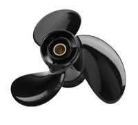 Luocute Hélice Hors-Bord RH en Alliage D'aluminium pour Moteur de Bateau avec 14 Dents Cannelées, Hélices de Moteur de Bateau pour Moteur Hors-Bord 9,9 15 20 H P 2 Temps 4 Temps Série