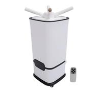 Luocute Humidificateur Industriel, Réservoir D'eau 16L 3 Plaques D'atomisation Diffuseur à Ultrasons Intelligent avec Contrôle Intelligent de l'humidité pour Grande Pièce (Prise UE)