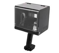 Luocute Imprimante à Jet d'encre Portable, Imprimante à Jet d'encre Statique de 12,7 Mm avec Rail de Guidage, Automatique de Code, pour Texte, Code QR, Code à Barres, Date sur Tissu