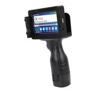 Luocute Imprimante à Jet d'encre Portable, Mini Pistolet BT-HH6105B2 à Main Levée avec écran Tactile 4.3 Pouces sans Cartouche 12,7 Mm pour Le Code-Barres du Code QR, (Plug UE 100-240V)