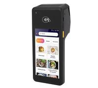 Luocute Imprimante de Reçus POS 5.0 Écran Portable 4G 1D 2D QR NFC Imprimante Thermique pour 11 avec Appareil Photo 5,0 MP, 2 Bandes, BT, écran Tactile 5 Pouces, Vitesse D' 58 Mm 90