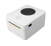Luocute Imprimante D'étiquette Thermique à Grande Vitesse, Imprimante 203dpi D'étiquette D'expédition pour pour OS X, Imprimez Rapidement et Efficacement, Pas d'encre ou de Toner (Prise UE)