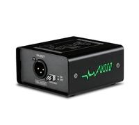 Luocute Isolateur de Boucle de Masse, Réglage du Gain à 3 Niveaux, Isolateur de Signal à 2 Canaux avec Interface Haute Impédance, pour Microphone Mélangeur, Enregistrement de